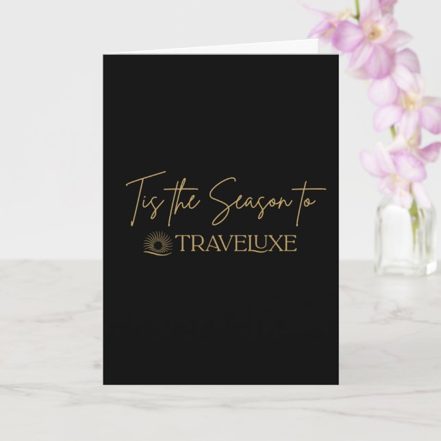 Tis the Season Black Card (Orchid)