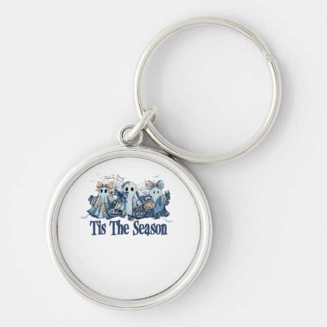 Tis The Season Boo Couquette Halloween Spooky Seas Key Ring (Front)