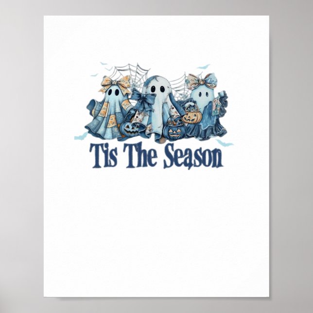 Tis The Season Boo Couquette Halloween Spooky Seas Poster (Front)