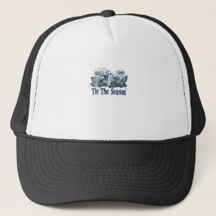 Tis The Season Boo Couquette Halloween Spooky Seas Trucker Hat