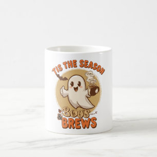 Tis the Season Boos and Brews Coffee Mug