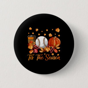 Tis The Season Bysebyll Pumpkin Autumn Fall Thanks 6 Cm Round Badge