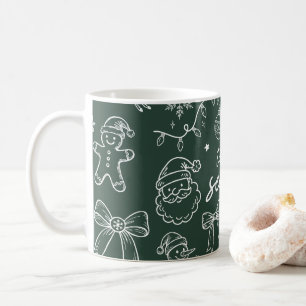 Tis the Season - Christmas Doodle Coffee Mug
