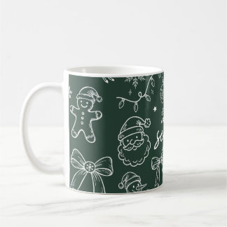 Tis the Season - Christmas Doodle Coffee Mug