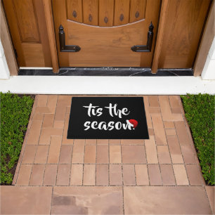 Tis The Season Christmas Door Mat