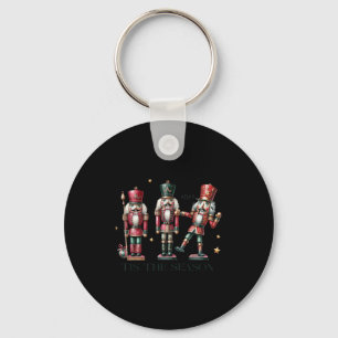 Tis The Season Christmas Funny Nutcracker Key Ring