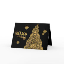 Tis the Season Christmas Holiday Greeting Card