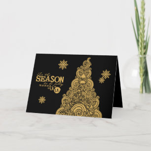 Tis the Season Christmas Holiday Greeting Card