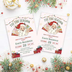 Tis The Season Christmas Party Invitation