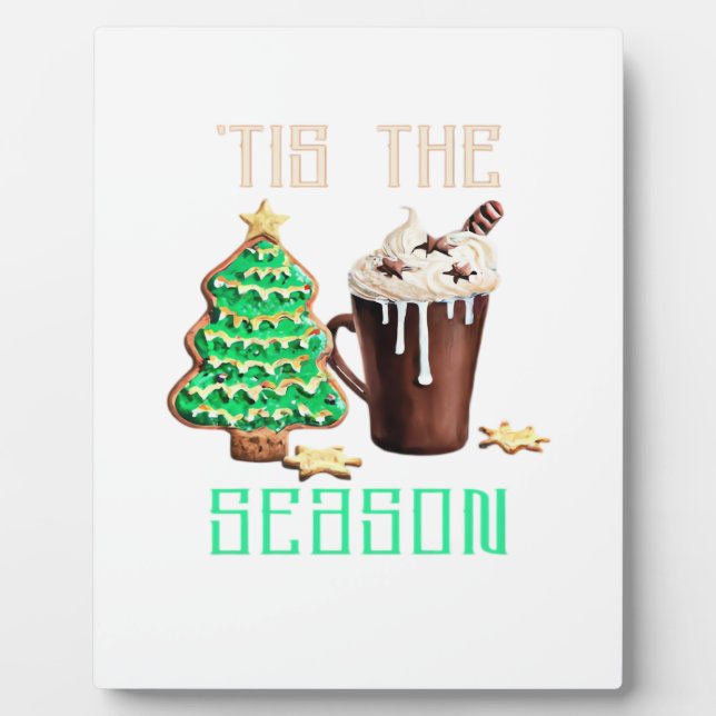 Tis The Season Christmas Plaque (Front)