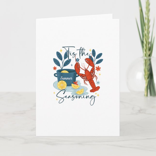 Tis The Season Christmas Quote Card (Front)