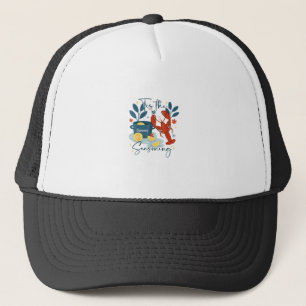Tis The Season Christmas Quote Trucker Hat