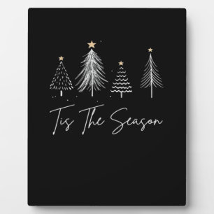 Tis The Season Christmas Retro Classic Plaque