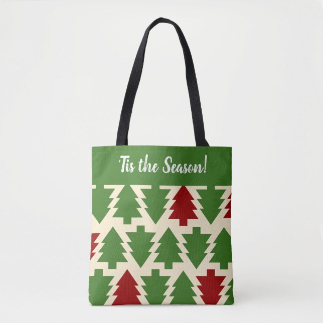 'Tis the Season Christmas Shopping  Tote Bag (Front)