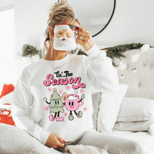 Tis The Season Christmas Sweatshirt, Cute Holiday Sweatshirt