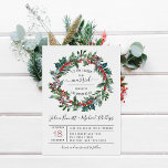 'Tis The Season | Christmas Wedding Invitation<br><div class="desc">Oh there are so many celebrations during the winter time especially around Christmas. What could be better than to celebrate your wedding and the holidays at the same time? These two parties strike the perfect balance between incorporating Christmas themes and reflecting the couples’ personalities. Add your custom wording to this...</div>