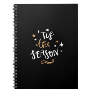 Tis The Season Classic Aesthetic Style Notebook