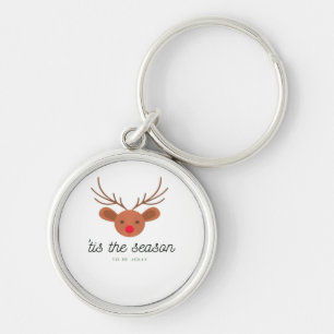 Tis The Season Classic Creative Art Key Ring