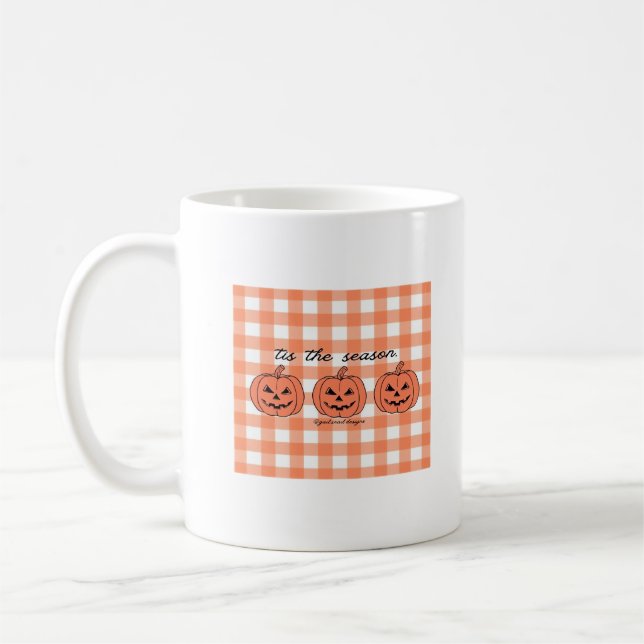 Tis The Season Classic Funny Design Coffee Mug (Left)
