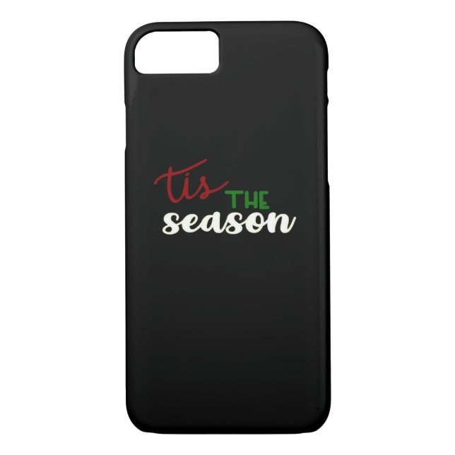 Tis The Season Classic Funny Quote Case-Mate iPhone Case (Back)