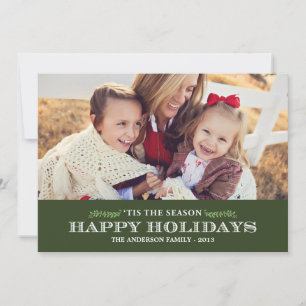 'TIS THE SEASON CLASSIC   HOLIDAY PHOTO CARD