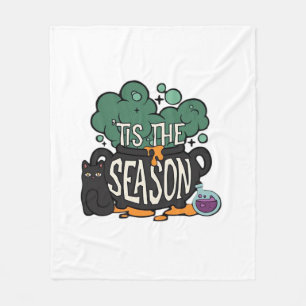 Tis The Season Classic Minimal Simple Fleece Blanket