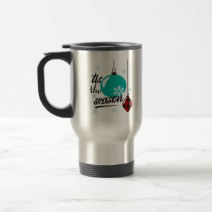 Tis The Season Classic Retro Clean Travel Mug