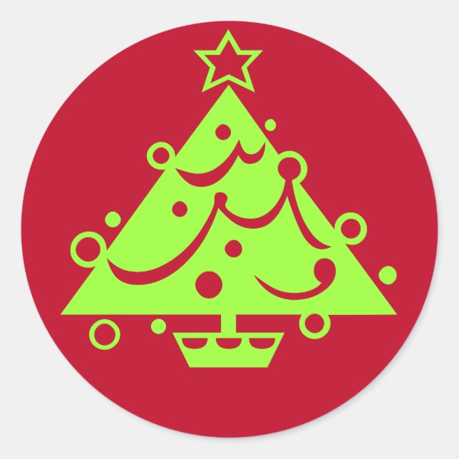 Tis the Season Classic Round Sticker (Front)