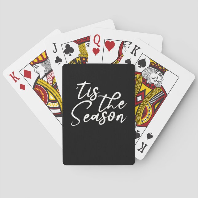Tis The Season Classical Design Playing Cards (Back)