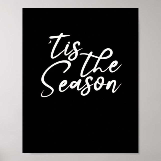 Tis The Season Classical Design Poster (Front)