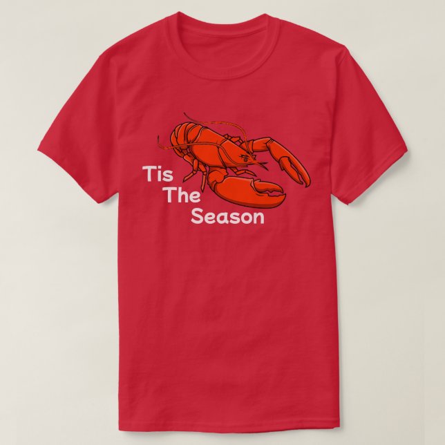 Tis The Season Crawfish Mardi Gras carnival Festiv T-Shirt (Design Front)