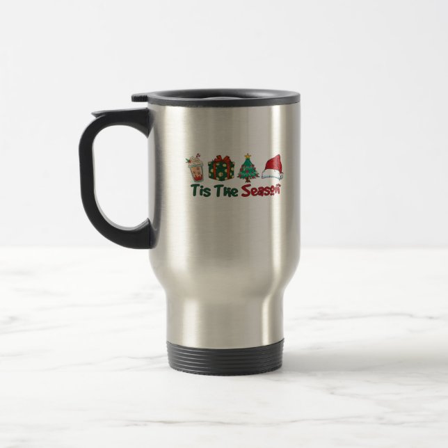 Tis The Season Creative Casual Travel Mug (Left)