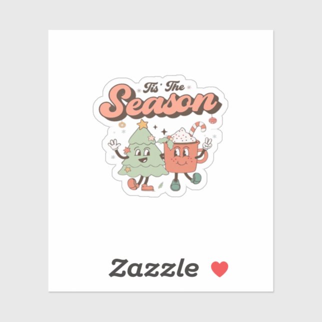 Tis The Season Creative Style Cute Design (Sheet)