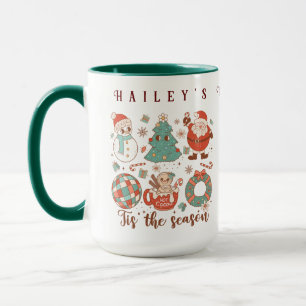 Tis The Season Cute Christmas Holiday Mug