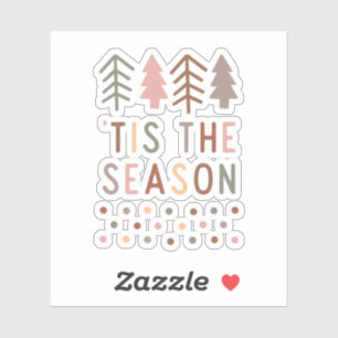 ’Tis the Season Cute Minimalist Christmas Trees