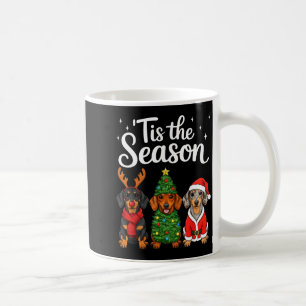 Tis The Season Dachshund Christmas Santa Weiner Do Coffee Mug