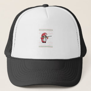 Tis The Season Deer Gnome Reindeer Christmas Trucker Hat