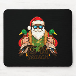 Tis The Season Duck Hunting Christmas Pajama Toddl Mouse Mat