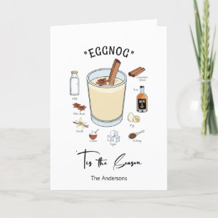 Tis The Season Eggnog Holiday Card