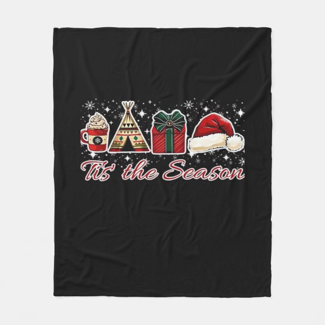 Tis The Season Essential Fleece Blanket (Front)