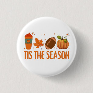 Tis The Season Fall Autumn Halloween 3 Cm Round Badge