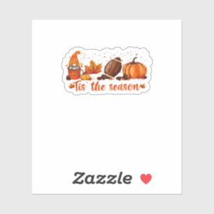Tis The Season Fall Gnome Football Design