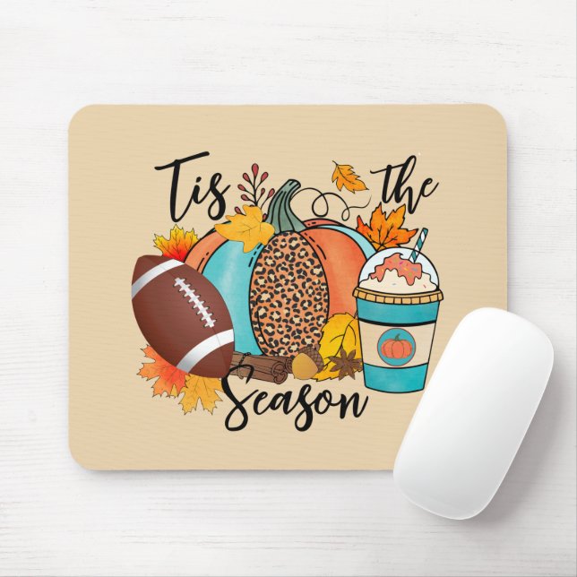 Tis The Season | Fall | Rugby Mouse Mat (With Mouse)