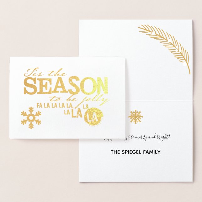 Tis the Season Foil Card (Display)
