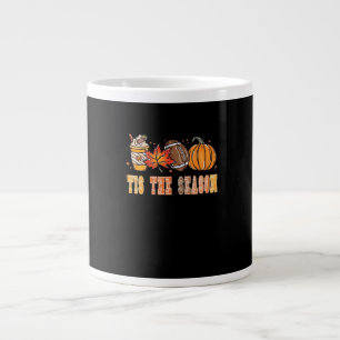 Tis The Season Football By Creative Large Coffee Mug