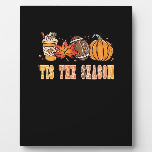 Tis The Season Football By Creative Plaque (Front)