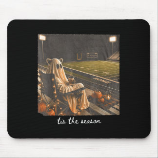 Tis The Season Football Fall Halloween Racoon Mouse Mat