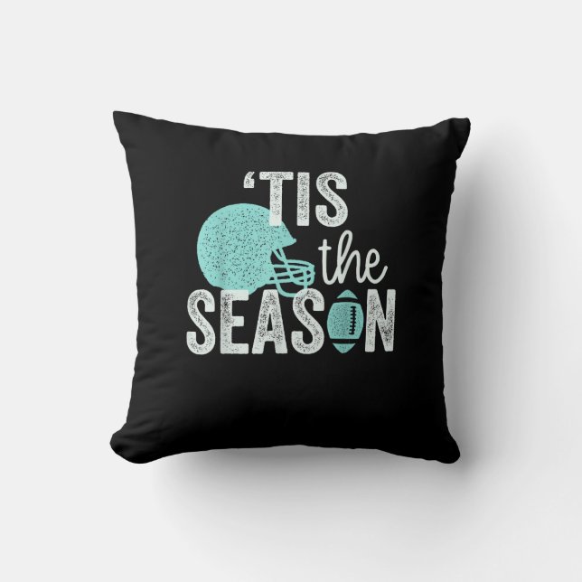Tis The Season Football Family I Heart Football Se Cushion (Front)
