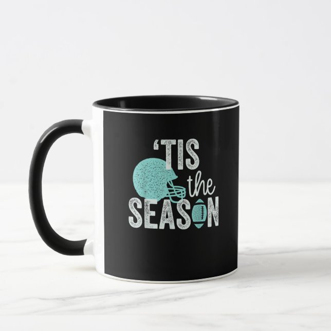 Tis The Season Football Family I Heart Football Se Mug (Left)