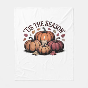 Tis The Season Football Fleece Blanket